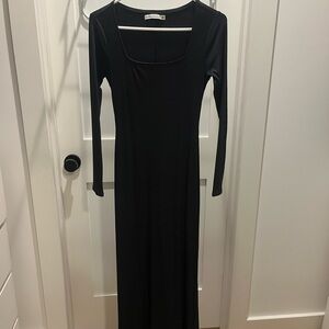 Abercrombie & Fitch Black Long Sleeve Dress